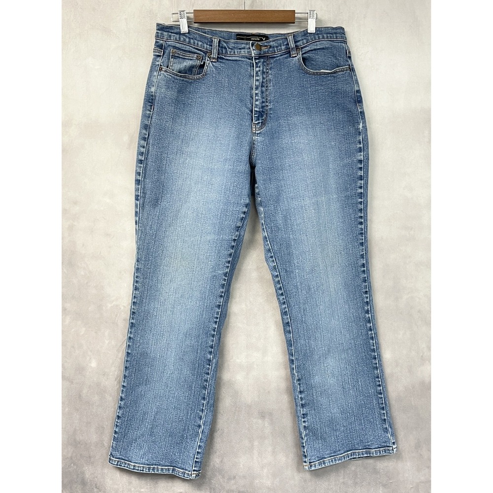 Venezia Women Bootcut Jeans 18 Average Stretch Denim Curvy Girl Mom Retro Y2K
